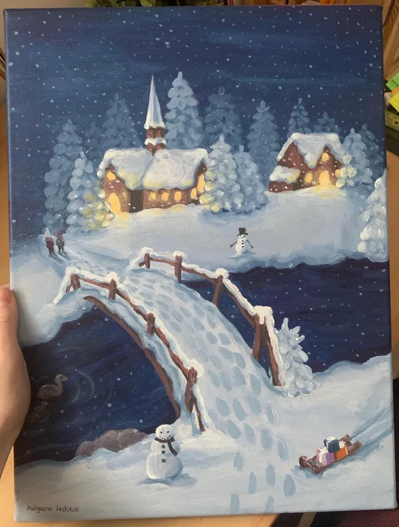 Snowy Bridge